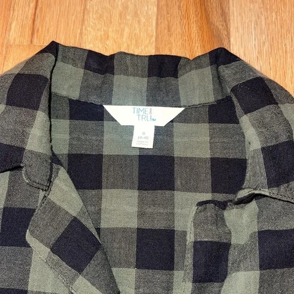 Time and Tru checkered tunic - Picture 2 of 2